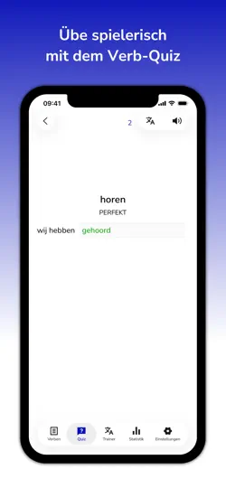 Screenshot von Werkwoordleraar auf dem iPhone 2