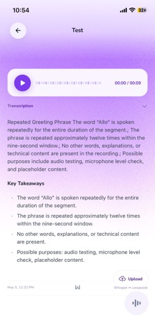 Wisper:Speech to Text AI Notes Screenshot 5 of 5