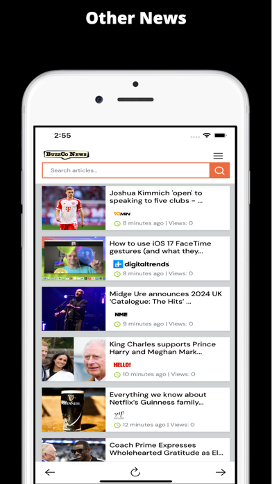 BuzzCo News Screenshot