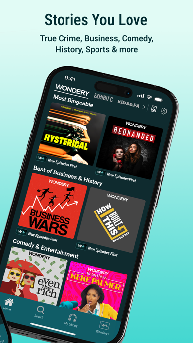 Screenshot #2 pour Wondery: Must-Hear Podcasts