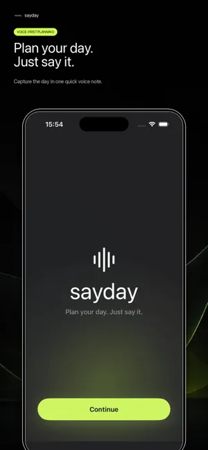Sayday: Plan your day screenshot 1
