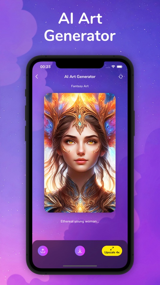 #1. Text to Image AI Art | Pixola (iOS) بواسطة: IRFAN DEGIRMENCI
