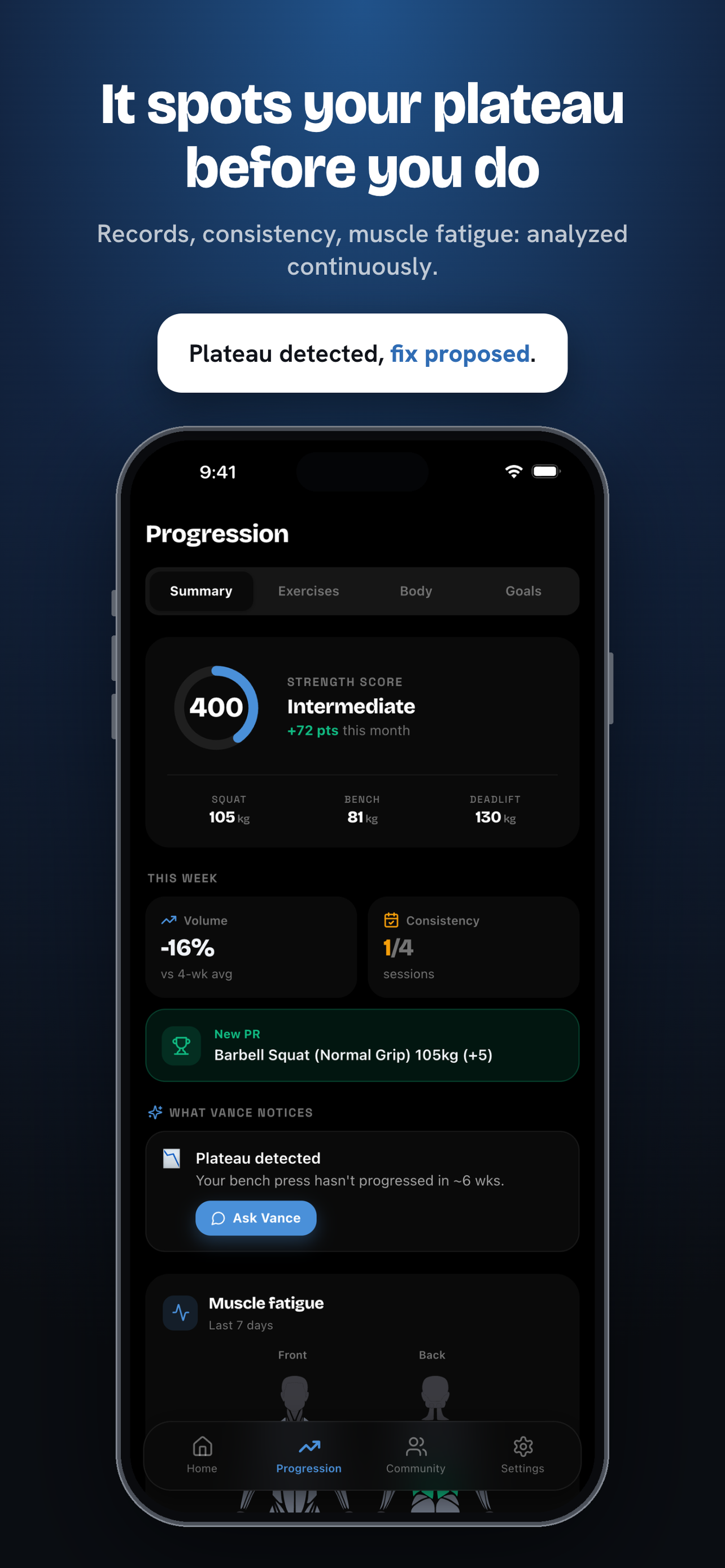 AIVancePro: AI Workout Planner screenshot 3