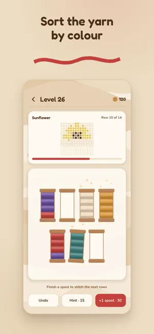 Yarnloaf: Sort & Stitch screenshot 1