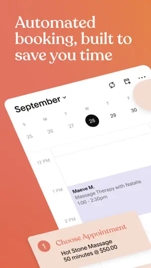 Capture d'écran de Acuity: Appointment Scheduler sur iPhone 1