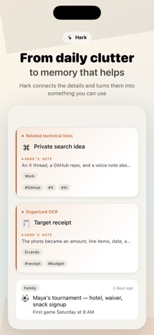 Hark - Capture & Remember screenshot