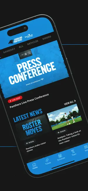 Carolina Panthers Mobile screenshot 2