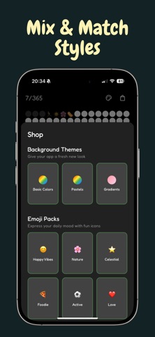 365 Buttons - Themed days left screenshot