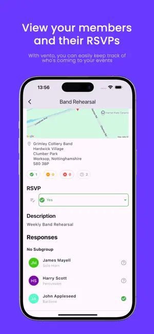 Vento: Groups & Events screenshot 2