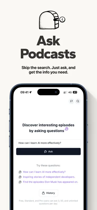 Podwise: Podcasts, Notes, AI screenshot 6 of 8