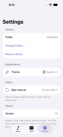 Dirplay — Folder Music Player screenshot 4
