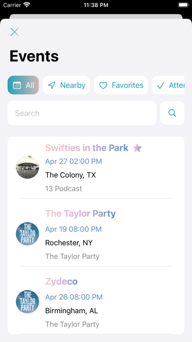 SwiftSpace - Find Swifties Screenshot