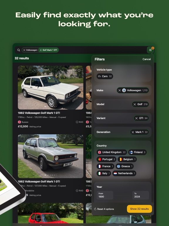 Car & Classic: Buy & Sell Cars iPad screenshot 6 - Shopping app