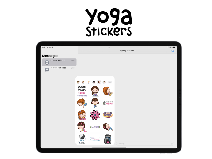 Cute Yoga Stickers
