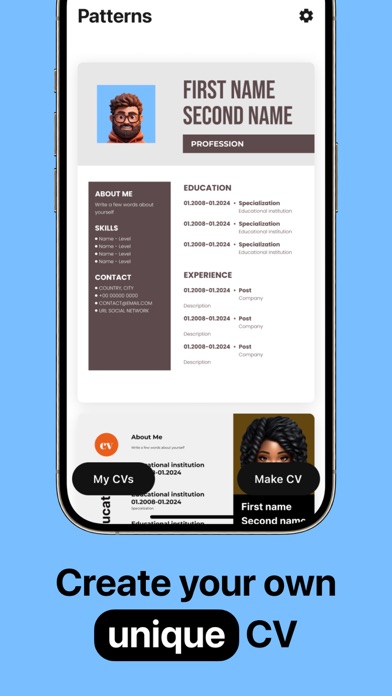 CV Maker & Resume Builder app Screenshot