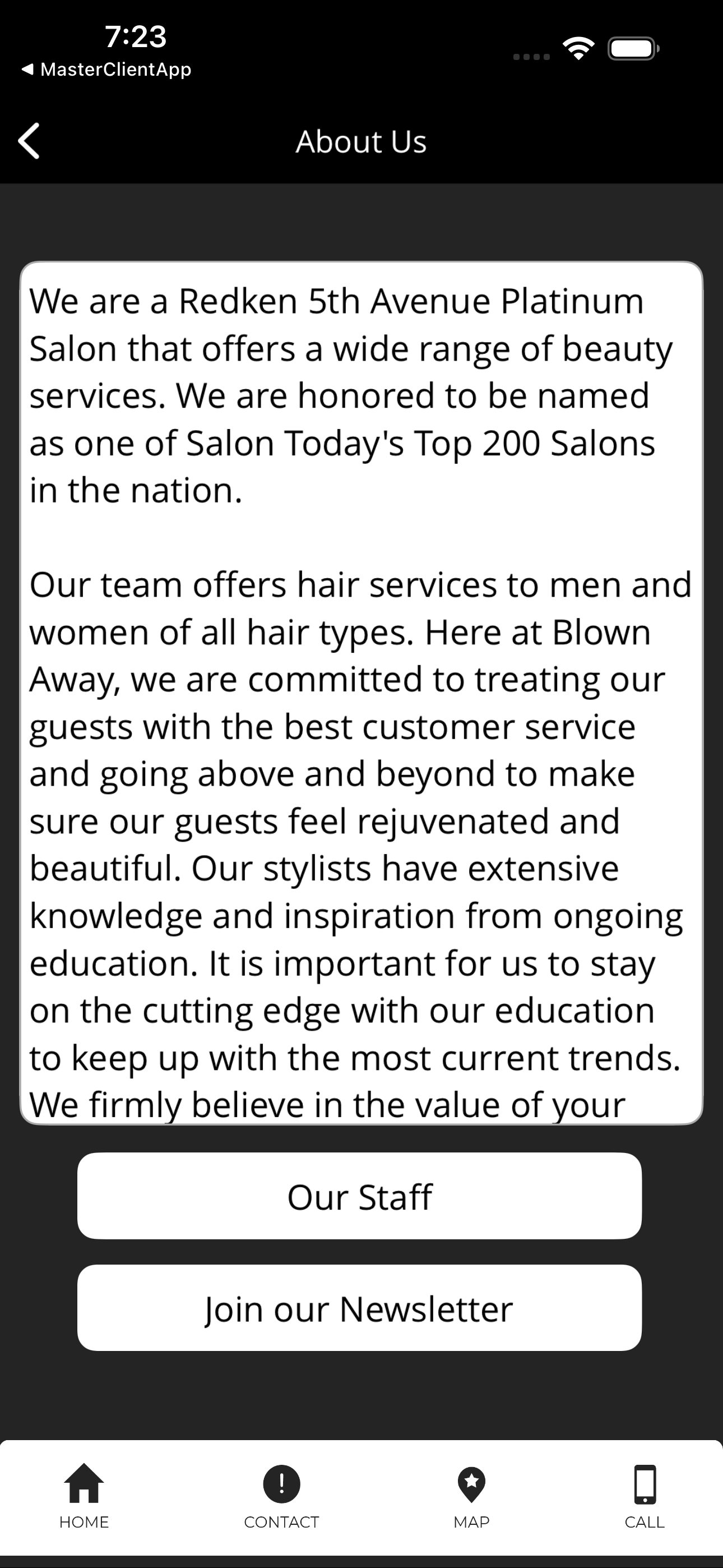 Blown Away Salon screenshot 4