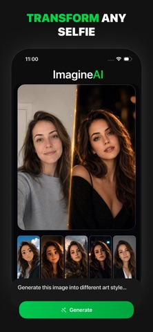 AI Avatar Maker: ImagineAI iPhone screenshot