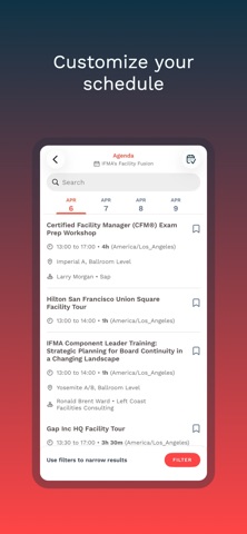 IFMA Events Screenshot 2 of 3