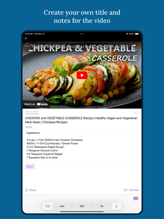YT Collection for Youtube iPad screenshot 4 - Photo & Video app