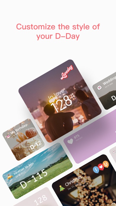 TheDayBefore (days countdown) iPhone screenshot 6 - Lifestyle app