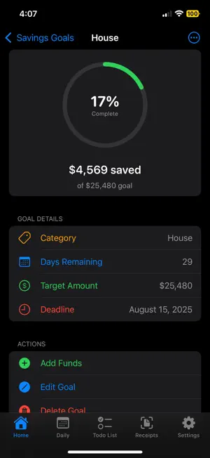 To Do List: Planner & Budget screenshot 4