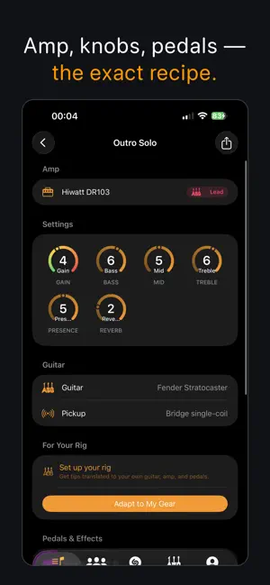 ToneAmp: Guitar Tone Finder screenshot 4