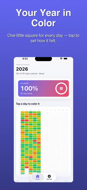 Year in Pixels Mood screenshot 1