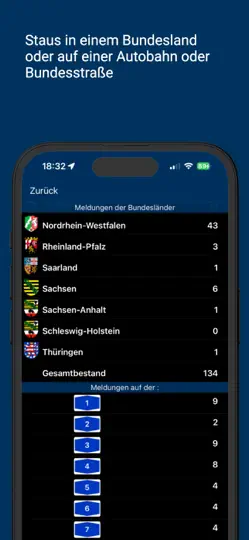 Screenshot von IVerkehr auf dem iPhone 5