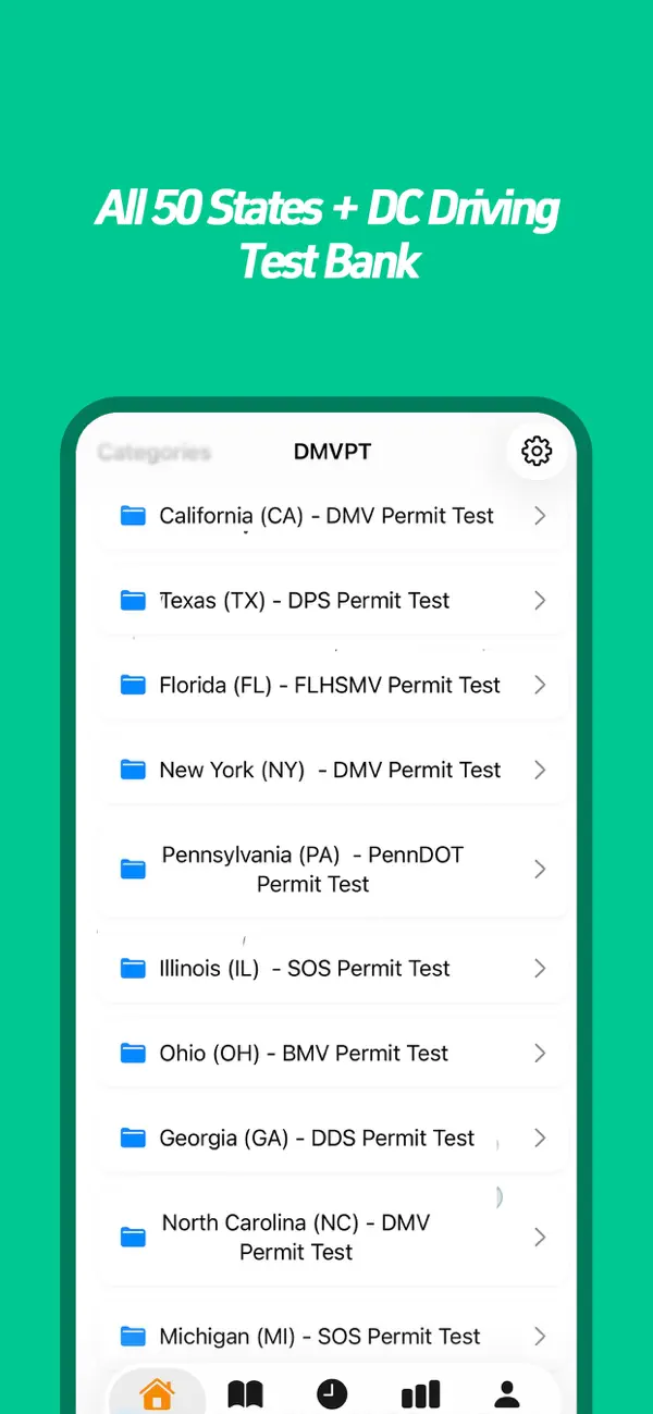 Screenshot #1 pour DMVPT - DMV Permit Test 2026