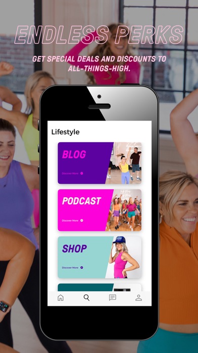 HIGH Fitness App Screenshot