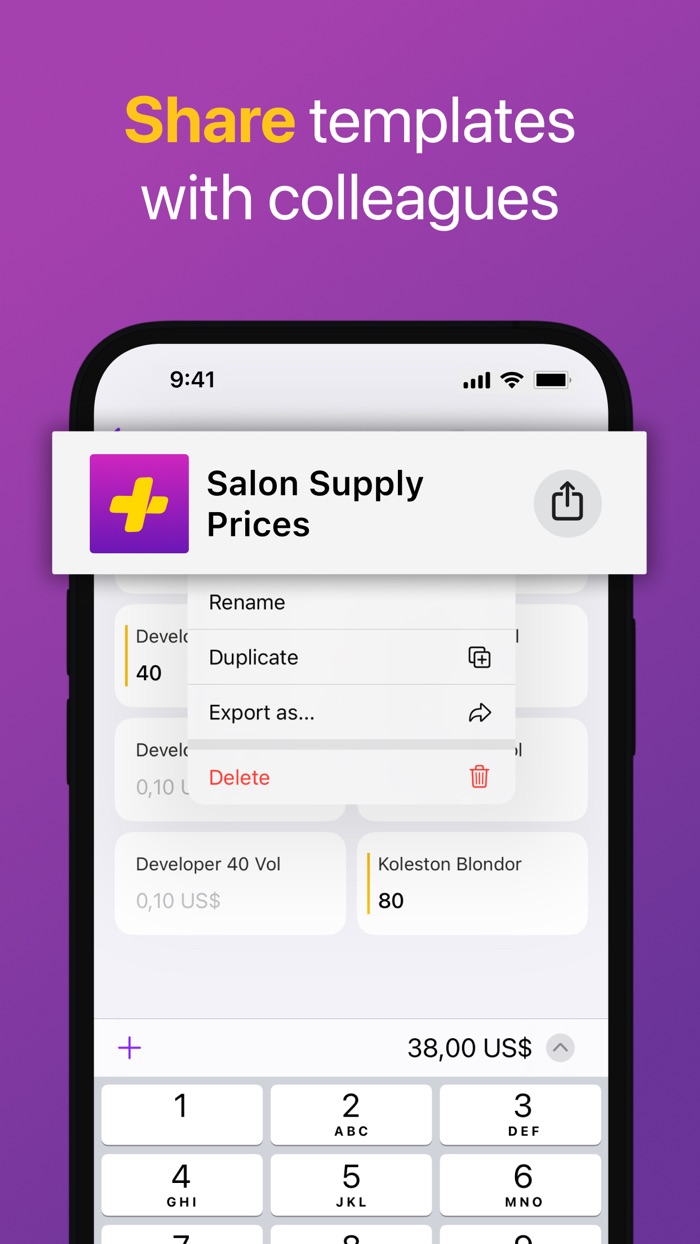 Holycalc - Cost Calculator