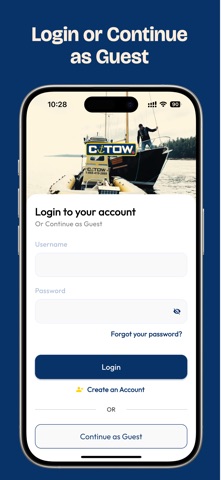 C-Tow Assistance iPhone screenshot 1