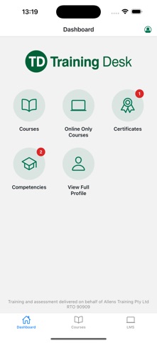 Training Desk iPhone screenshot 2