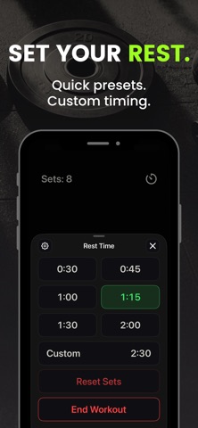 IronCall: Gym Rest Timer screenshot 3