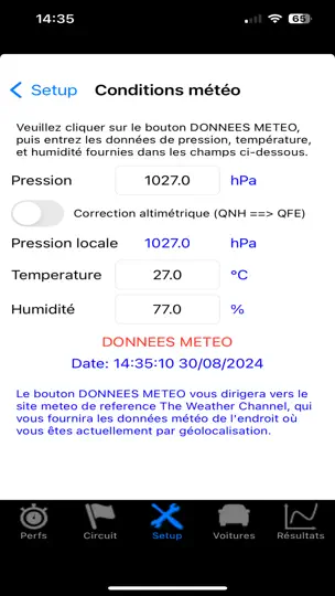 Capture d'écran de PerfectPower sur iPhone 6