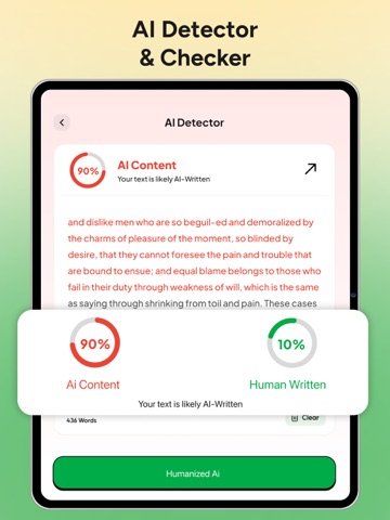 Plagiarism Checker and Remover iPad screenshot