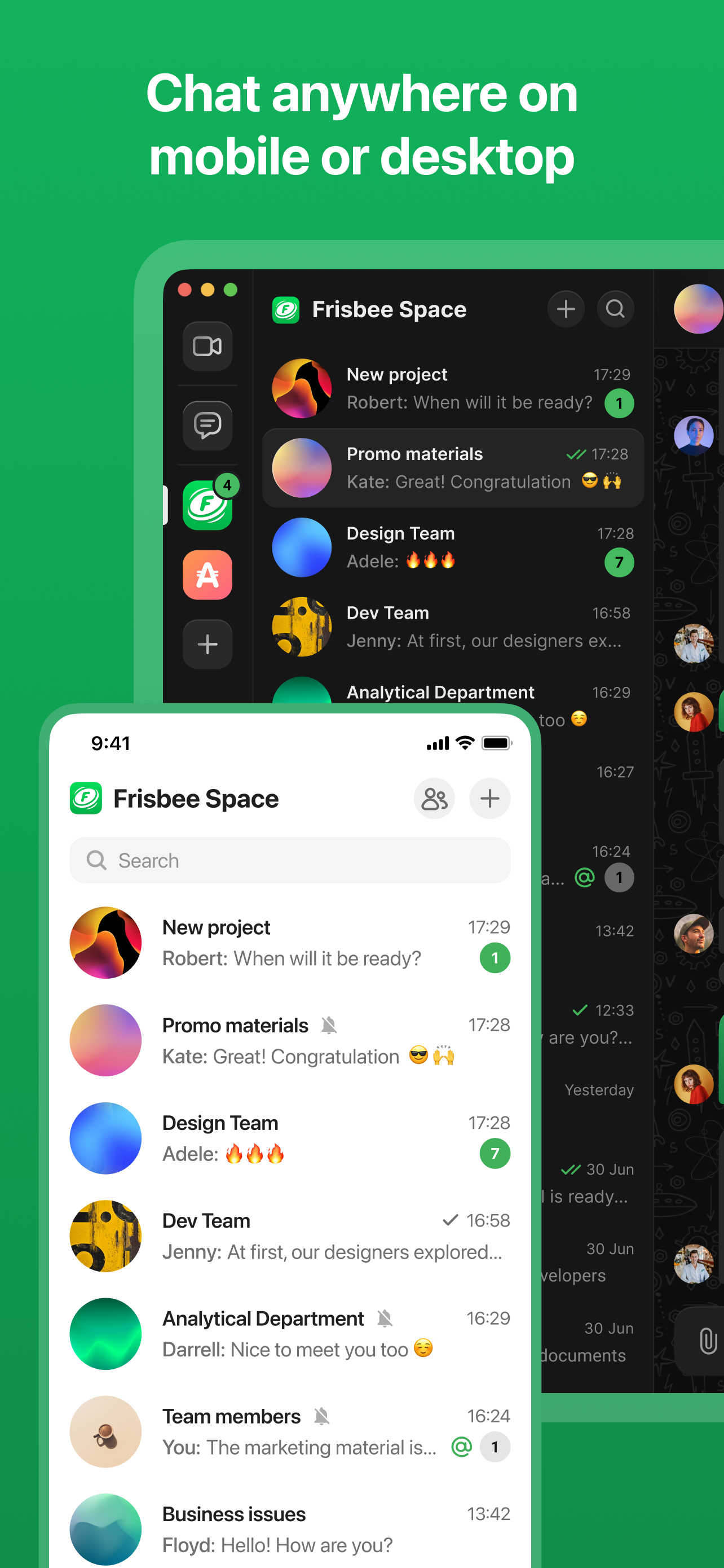 Frisbee Messenger
