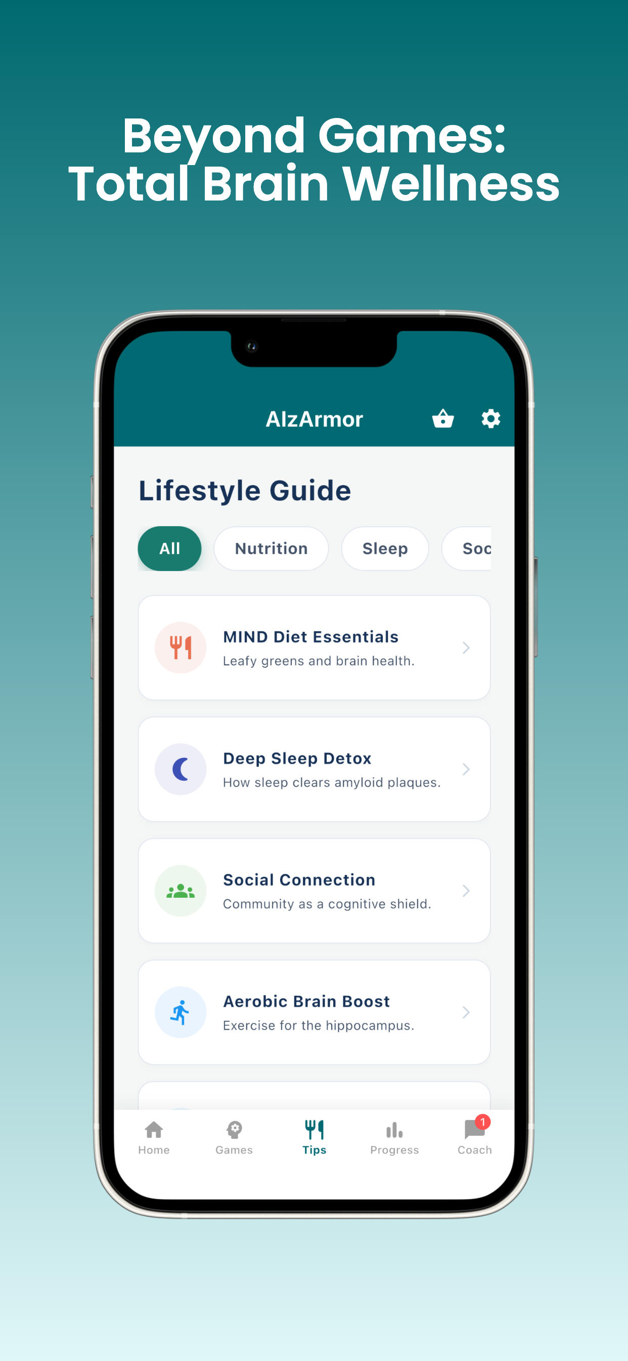 AlzArmor: Brain Health Coach screenshot 5