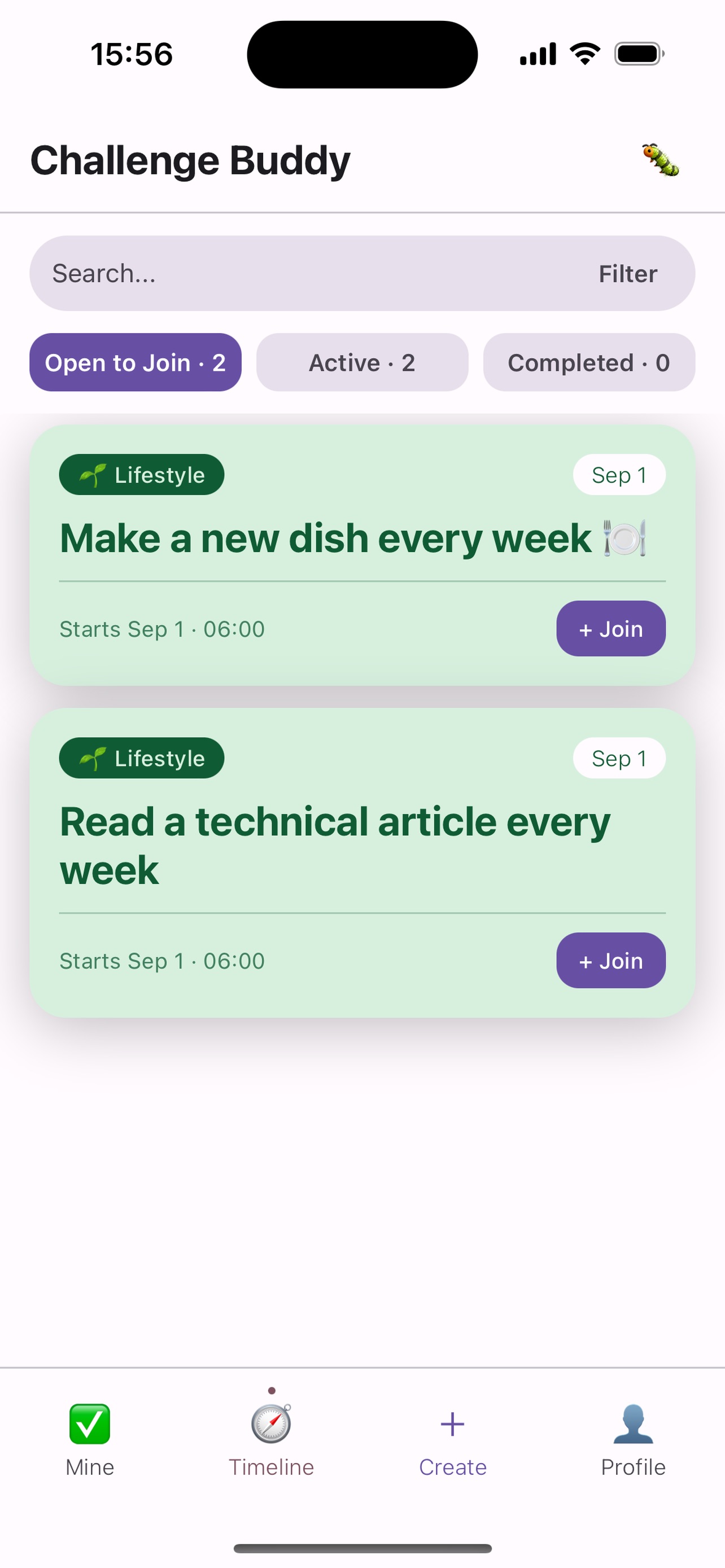 Screenshot 3 of Challenge Buddy