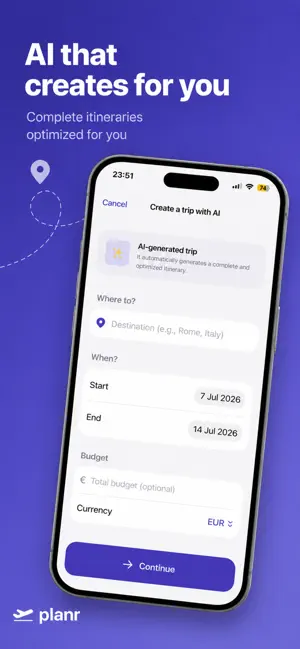 Planr: Plan. Share. Travel. screenshot 3