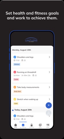 Limitless Health Movement iPhone screenshot