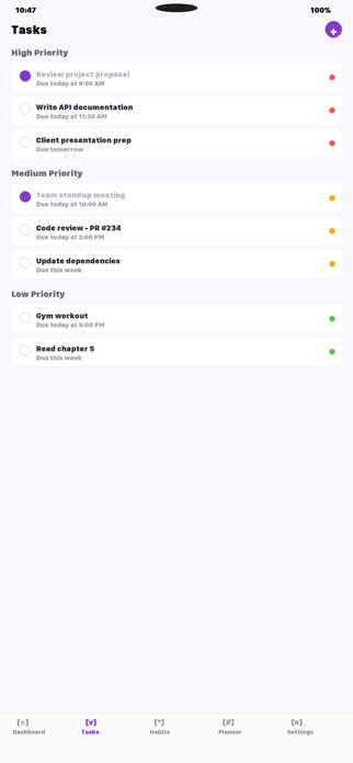 AI Productivity OS Screenshot 2 of 5
