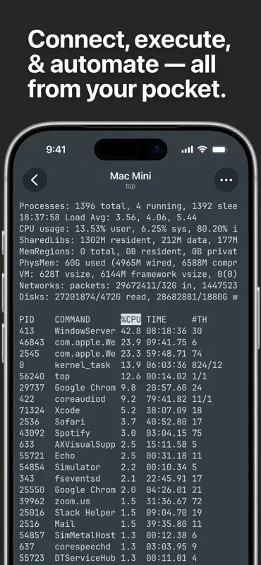 Echo - SSH + Mosh Client screenshot 2 of 5