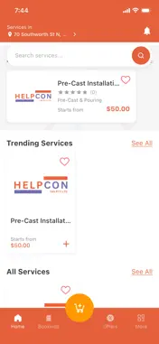 Helpcon Hire screenshot 1