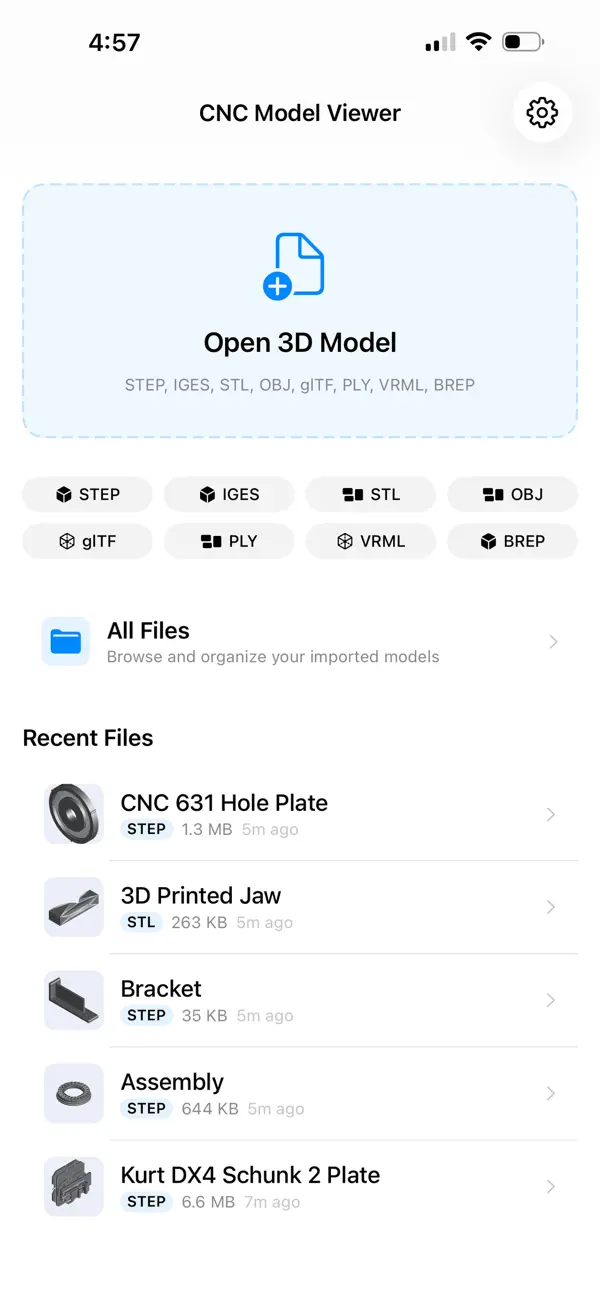 #3. CNC Model Viewer (iOS) By: CHANCELLOR G KREMER