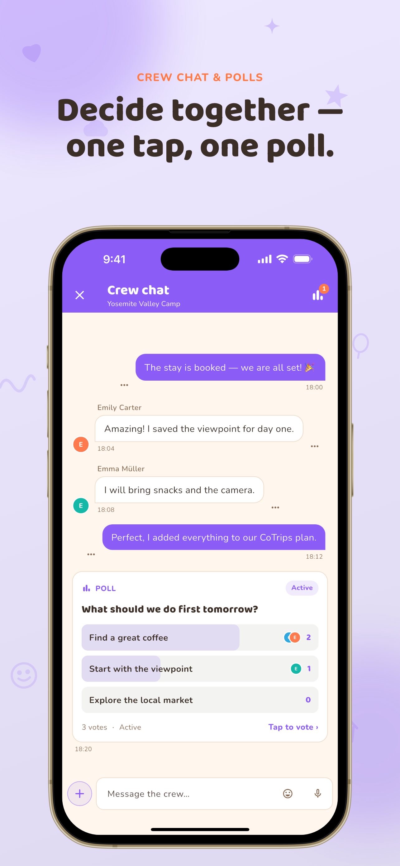 CoTrips – Group Trip Planner screenshot 5