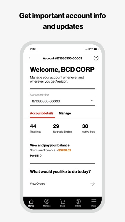 My Verizon For Business