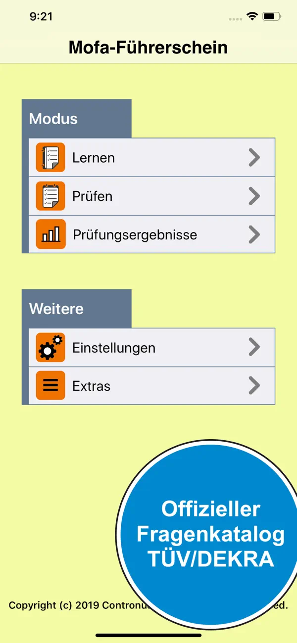 Screenshot #1 pour Mofa - Führerschein 2026