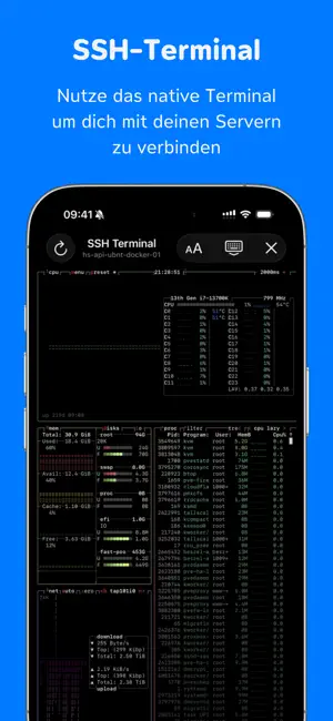 HetzMate für Hetzner Cloud iPhone screenshot 3