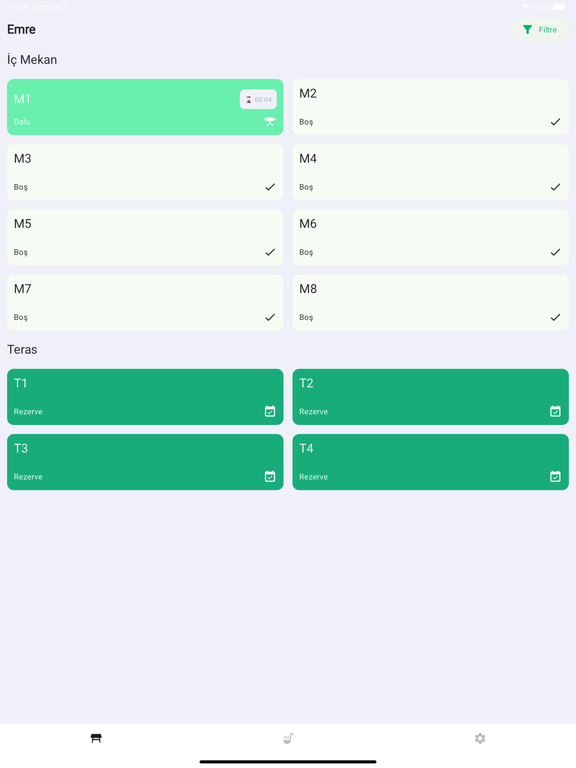 QR-Pro POS | Staff App iPad screenshot 1 - Food & Drink app